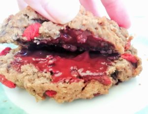 Spiced chocolate goji berry workout scones Breakfast Lunch vegan